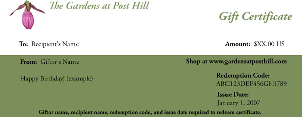 GPH Gift Certificate